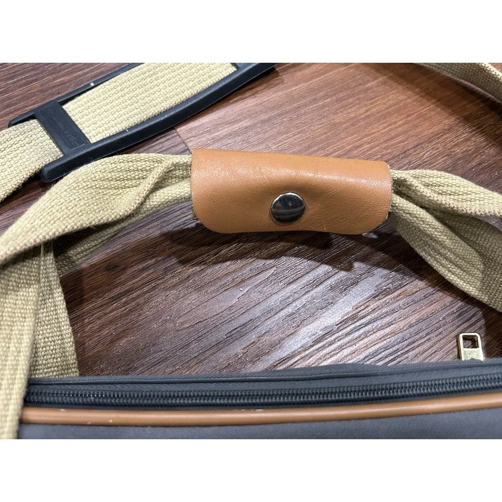 Vintage‎ Samsonite Canberra Suit Case Garment Duffle Bag Folding Straps
